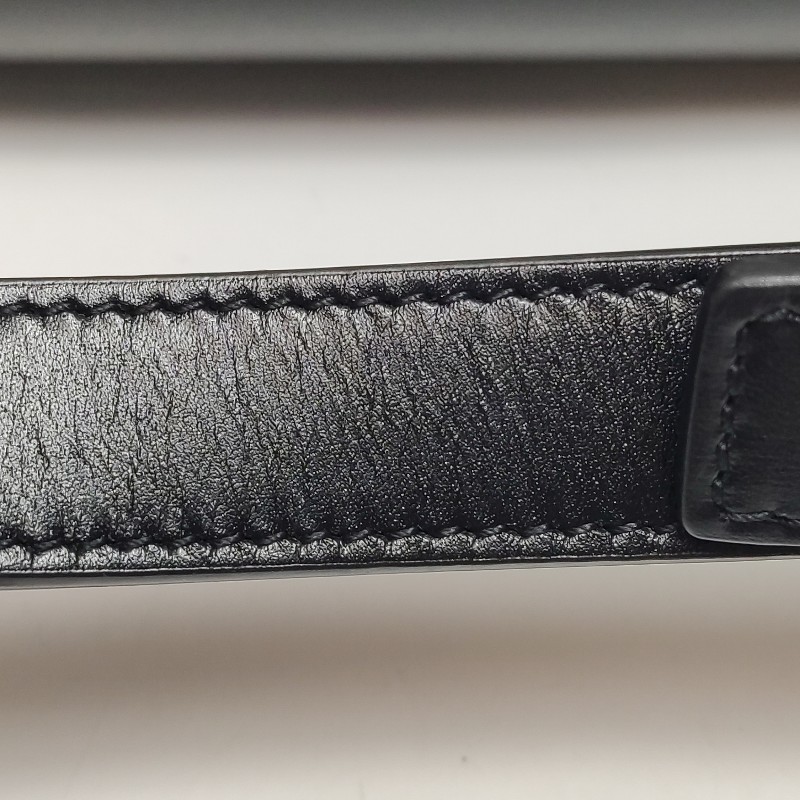 Saint Laurent Manhattan中號牛皮黑色肩背包-19