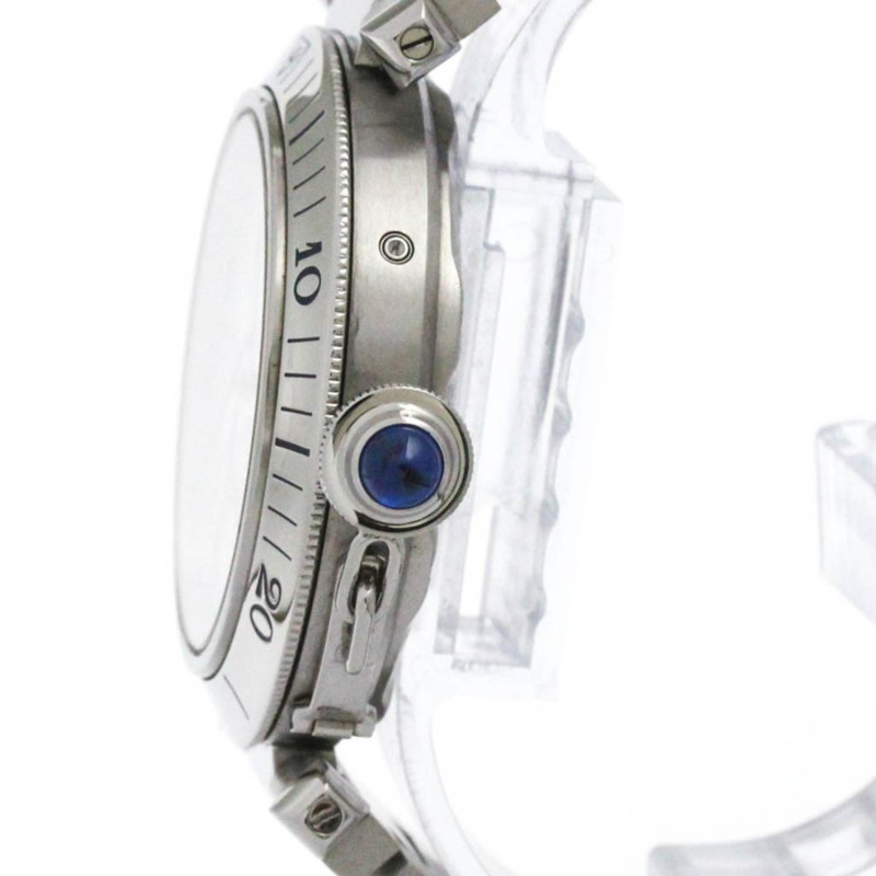 卡地亞 Pasha 38 GMT 動力儲存自動腕錶 W31037H3 拋光-3