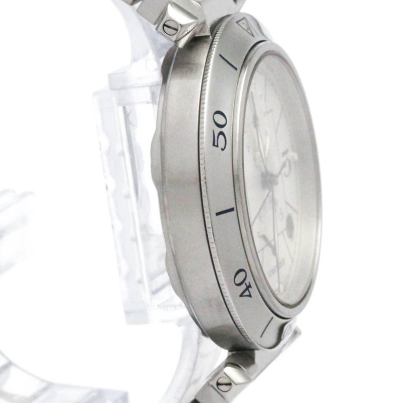 卡地亞 Pasha 38 GMT 動力儲存自動腕錶 W31037H3 拋光-7