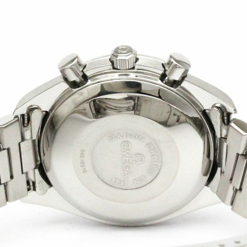 歐米茄超霸系列三曆精鋼自動腕錶 3521.30 拋光-5