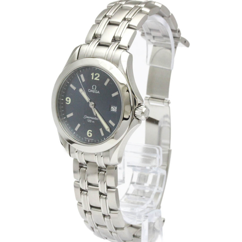 歐米茄海馬系列120米精鋼石英男士腕錶 2511.83 拋光-1