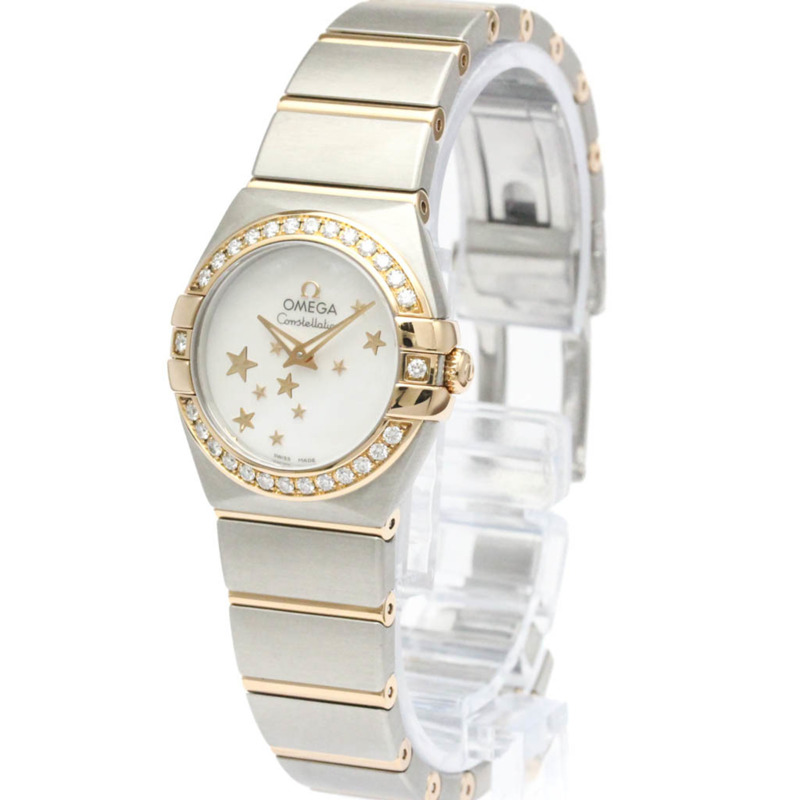 歐米茄星座系列拉絲18K玫瑰金精鋼腕錶123.25.24.60.05.002拋光-1