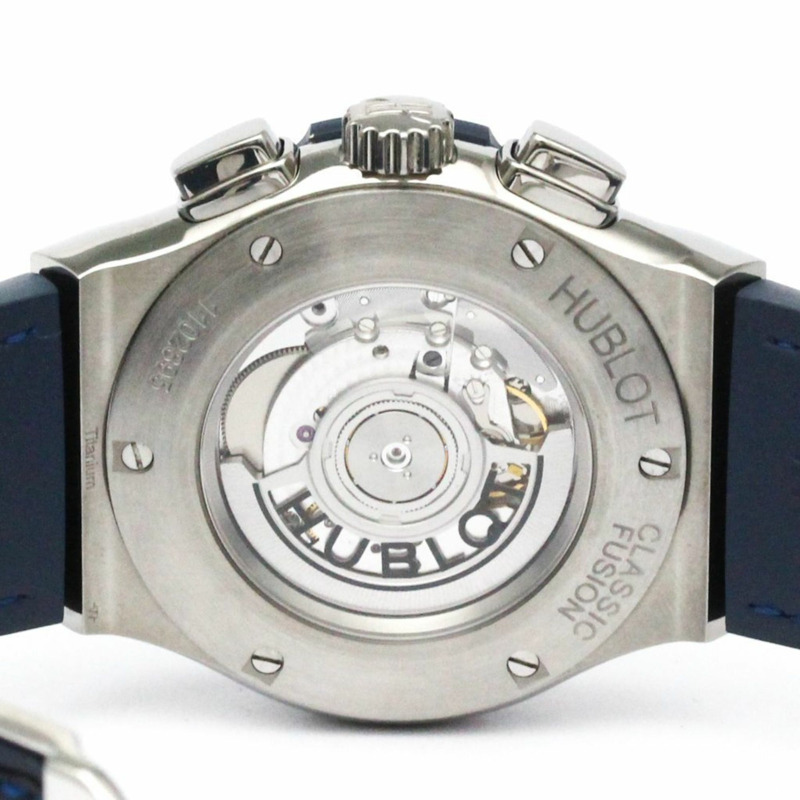 宇舶經典融合系列鈦金屬藍色男士腕錶 521.NX.7170.LR 拋光款-5