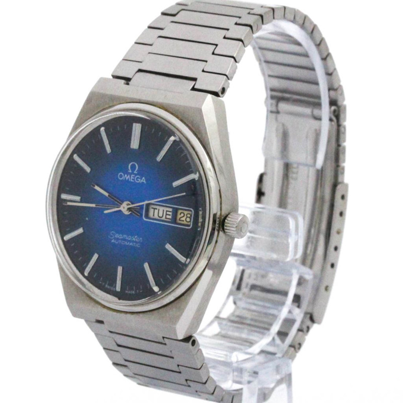 歐米茄海馬系列星期日曆自動男士腕錶,搭載Cal 1020機芯,型號166.0215,復古款-1