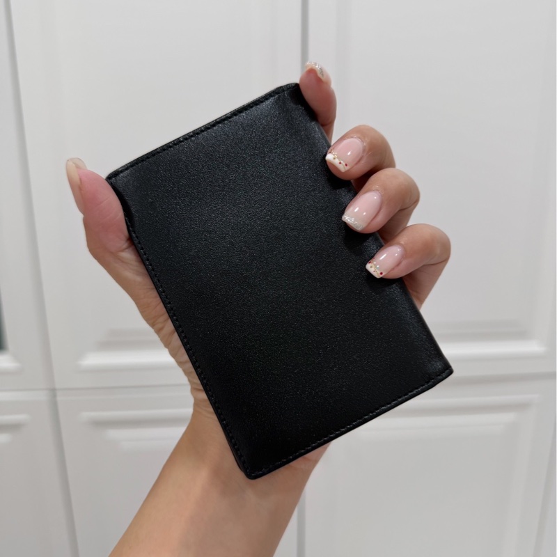 montblanc 萬寶龍 黑色 卡夾 卡包 短夾 信用卡卡夾 名片夾 皮夾 皮包-4