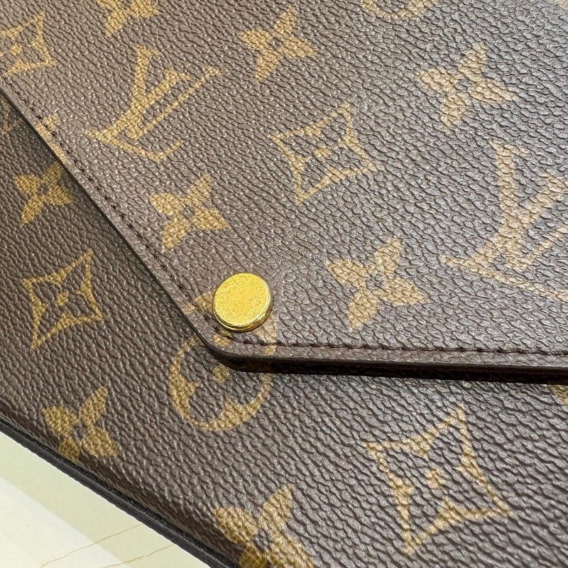 *SHIHNA名牌精品* LV Félicie Pochette 老花三合一鏈包-3