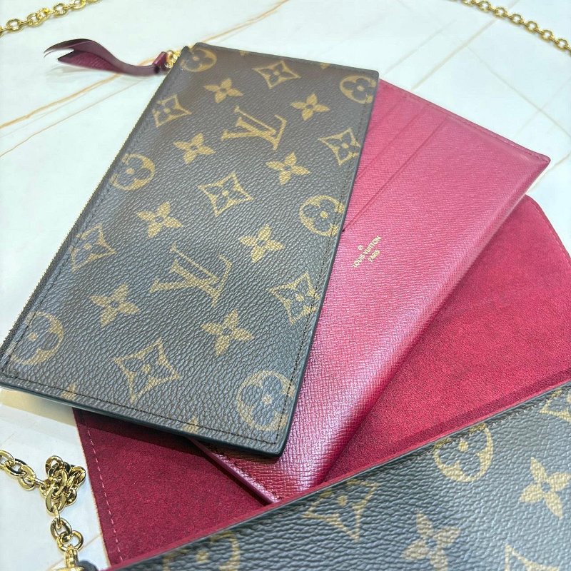 *SHIHNA名牌精品* LV Félicie Pochette 老花三合一鏈包-5
