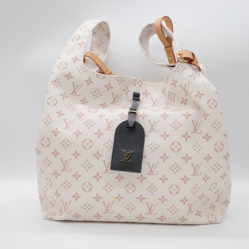 Louis Vuitton 路易威登 Atlantis 沙丘  白色 棕色 Monogram 帆布 手提包 肩背包-0