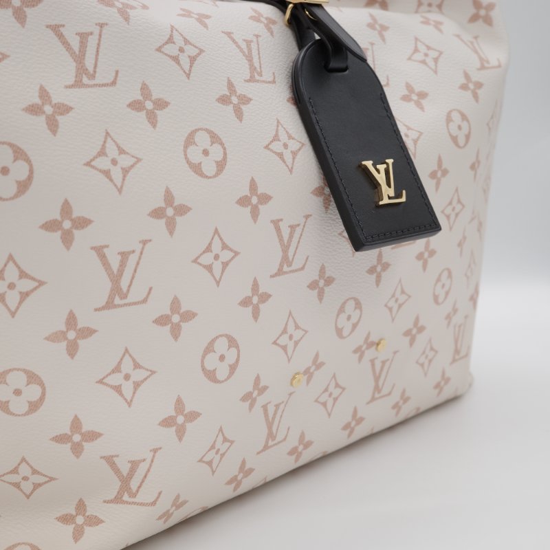 Louis Vuitton 路易威登 Atlantis 沙丘  白色 棕色 Monogram 帆布 手提包 肩背包-8