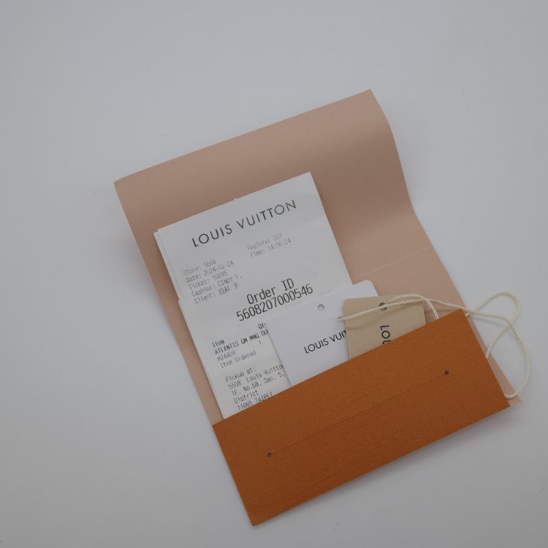 Louis Vuitton 路易威登 Atlantis 沙丘  白色 棕色 Monogram 帆布 手提包 肩背包-12