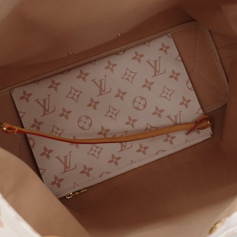 Louis Vuitton 路易威登 Atlantis 沙丘  白色 棕色 Monogram 帆布 手提包 肩背包-13