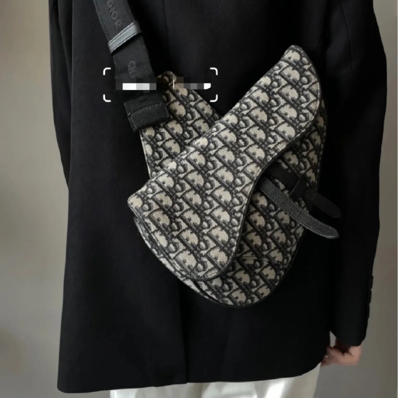 🈶購證 #全網最低💰 #櫃上在售12.5萬 Dior saddle新款老花馬鞍包 黃金尺寸長夾可入🔥-2