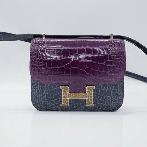 CONSTANCE III MINI POCHE DOS MAROUETE ALLI MISSIQ00011 HO79130CKAA AA BLEU BALTIQUE/CASSS/FICCLF