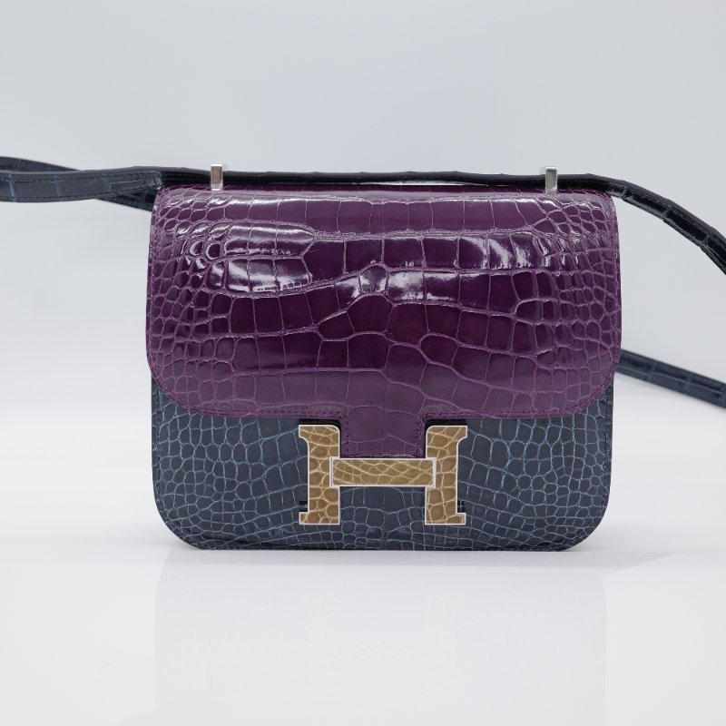 CONSTANCE III MINI POCHE DOS MAROUETE ALLI MISSIQ00011 HO79130CKAA AA BLEU BALTIQUE/CASSS/FICCLF-0