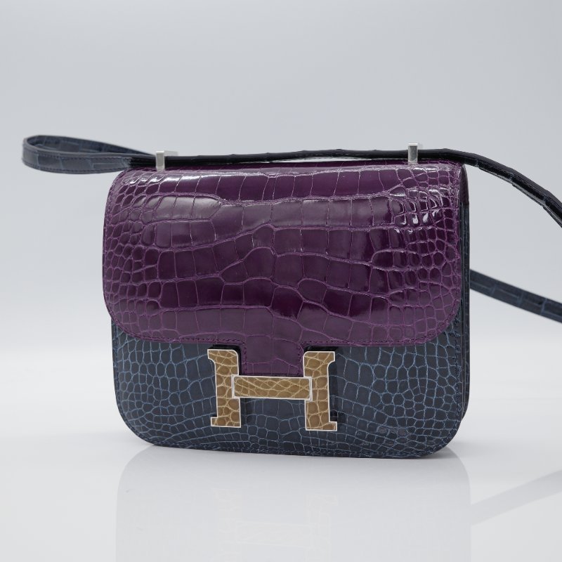 CONSTANCE III MINI POCHE DOS MAROUETE ALLI MISSIQ00011 HO79130CKAA AA BLEU BALTIQUE/CASSS/FICCLF-1