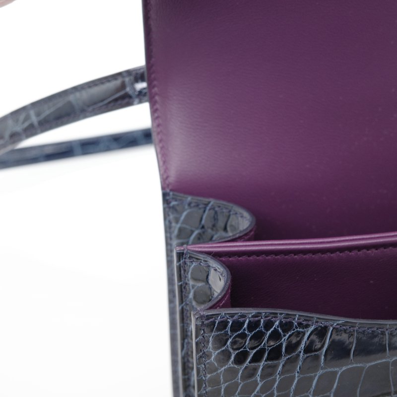 CONSTANCE III MINI POCHE DOS MAROUETE ALLI MISSIQ00011 HO79130CKAA AA BLEU BALTIQUE/CASSS/FICCLF-12