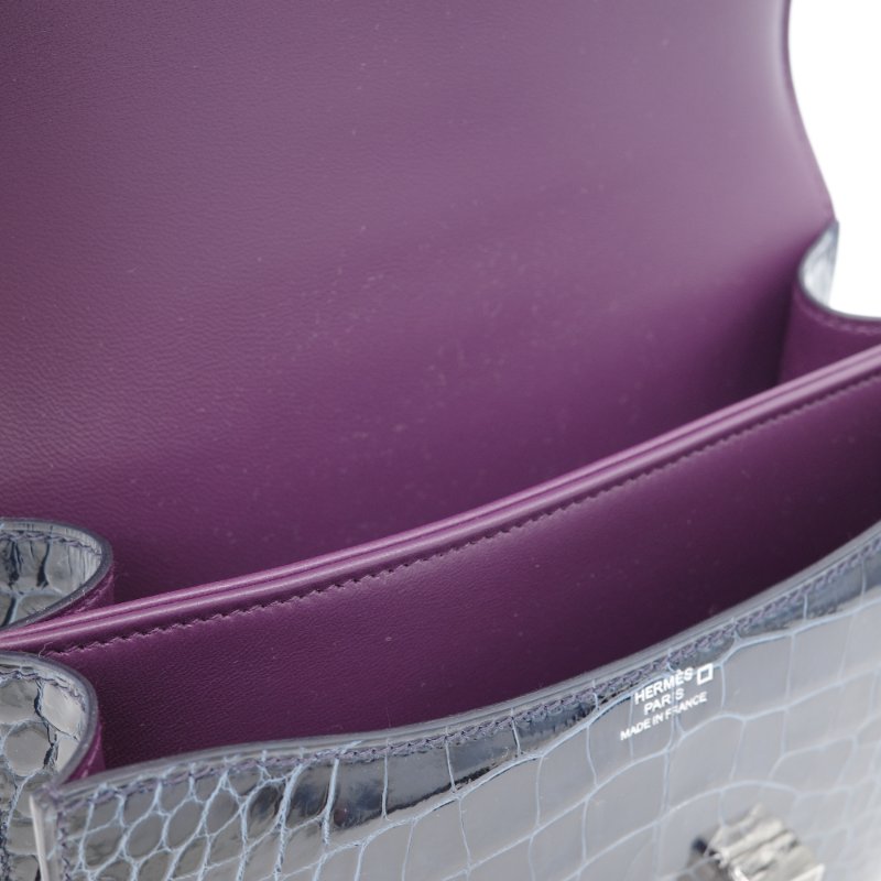 CONSTANCE III MINI POCHE DOS MAROUETE ALLI MISSIQ00011 HO79130CKAA AA BLEU BALTIQUE/CASSS/FICCLF-13