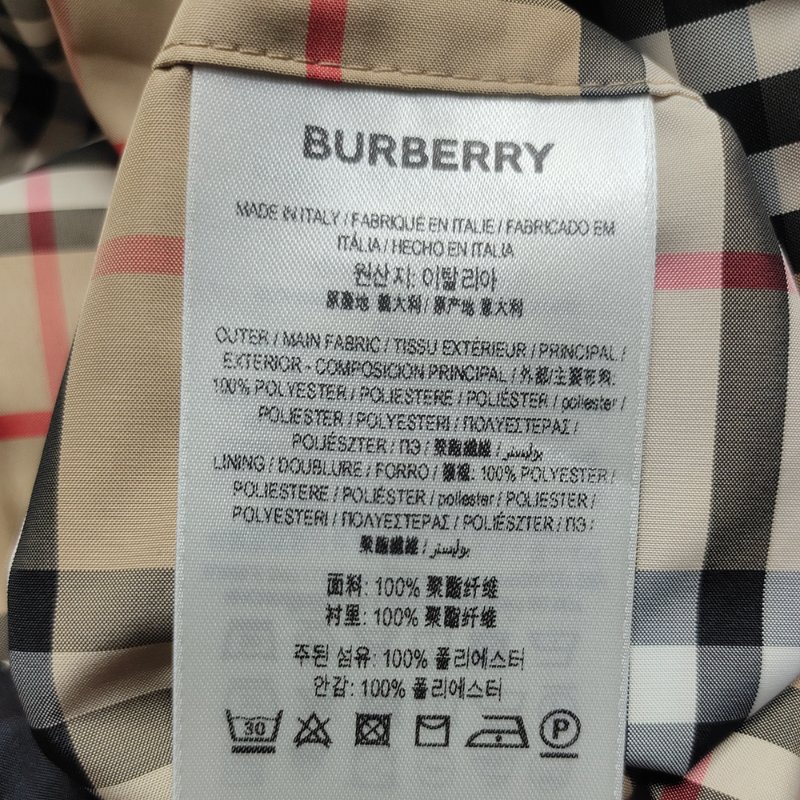 Burberry Sliced Check Hooded Jacket for Men in Black - 8071655-Black ( Size: S / L )-5