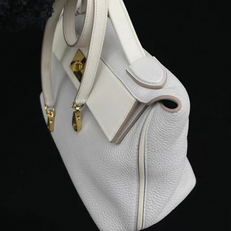 Hermes 2424 29 冰片灰拼奶油白-1