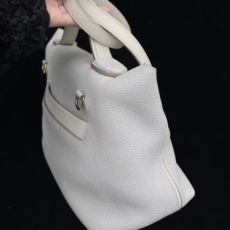 Hermes 2424 29 冰片灰拼奶油白-2