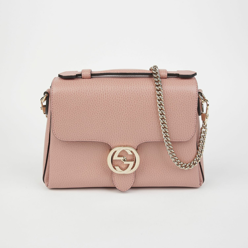 GUCCI 互扣式頂部手把手提單肩包 510302-1