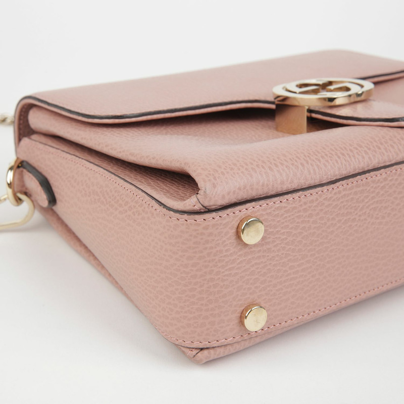 GUCCI 互扣式頂部手把手提單肩包 510302-6