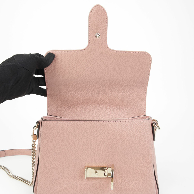 GUCCI 互扣式頂部手把手提單肩包 510302-10