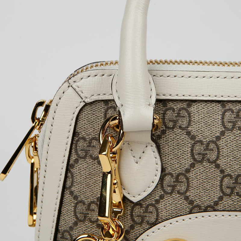 【包稅】GUCCI 640716 馬銜扣 1955 迷你手提單肩包-3