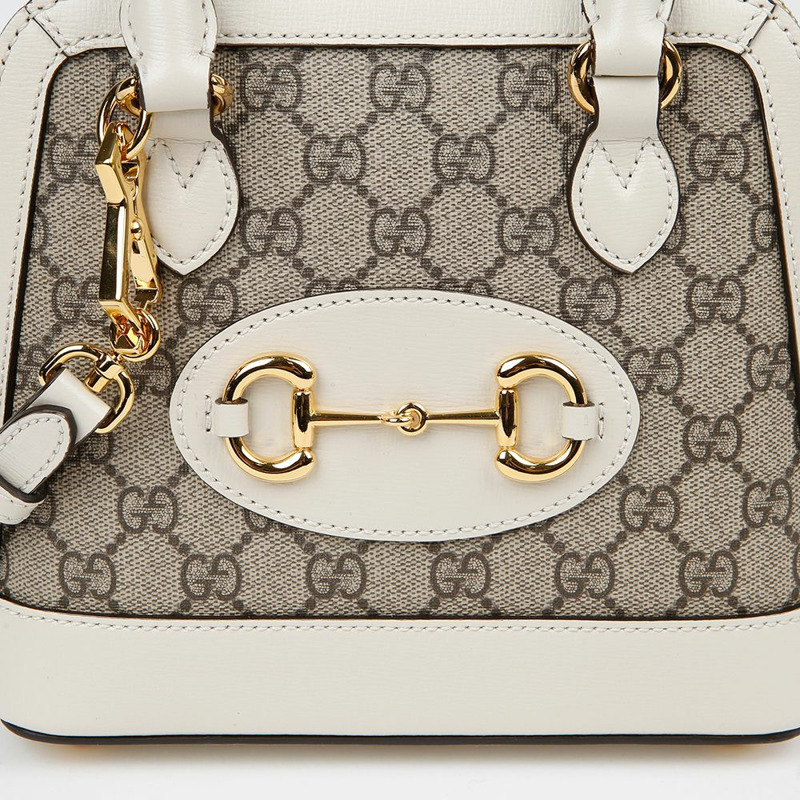 【包稅】GUCCI 640716 馬銜扣 1955 迷你手提單肩包-4