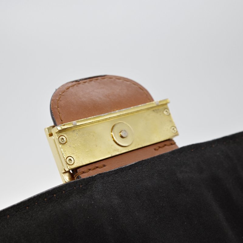 Louis Vuitton 路易威登 Dauphine 達芙琳 棕色 帆布 鏈帶 斜背包 肩背包-7