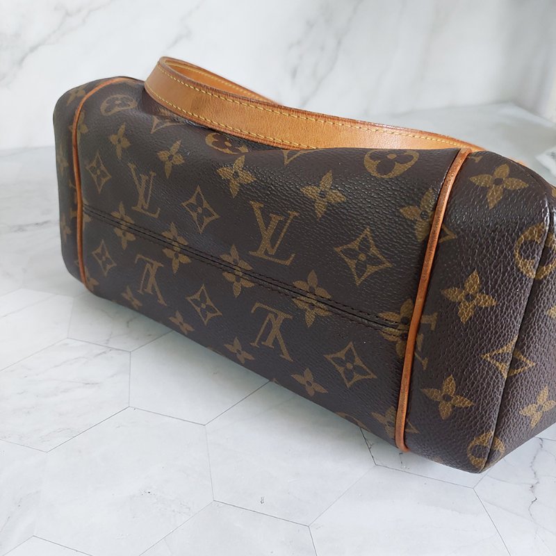 LV原花金釦TOTALLY   PM   M56688🎀出清特惠價🎀 ~雙口袋肩背包~二手品-34