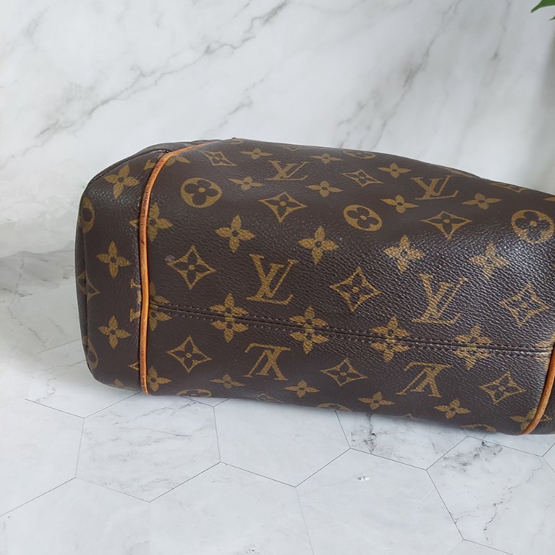 LV原花金釦TOTALLY   PM   M56688🎀出清特惠價🎀 ~雙口袋肩背包~二手品-35