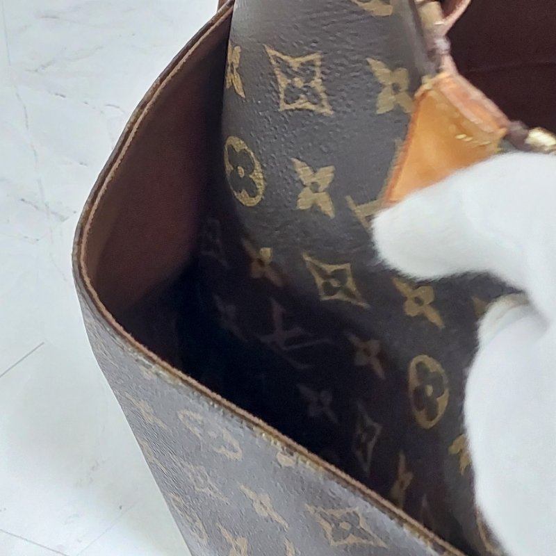 LV原花金釦TOTALLY   PM   M56688🎀出清特惠價🎀 ~雙口袋肩背包~二手品-45