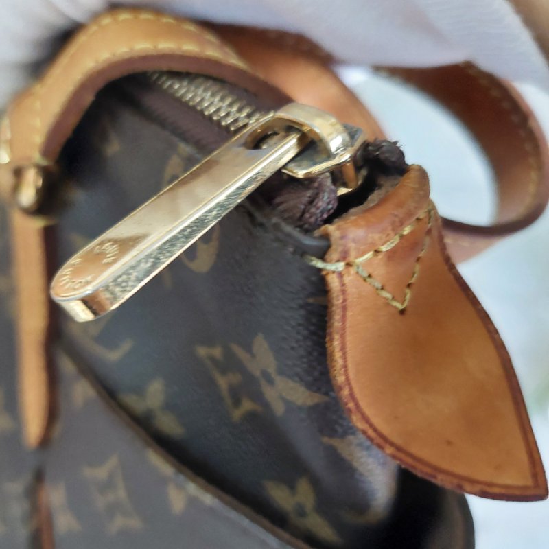 LV原花金釦TOTALLY   PM   M56688🎀出清特惠價🎀 ~雙口袋肩背包~二手品-78