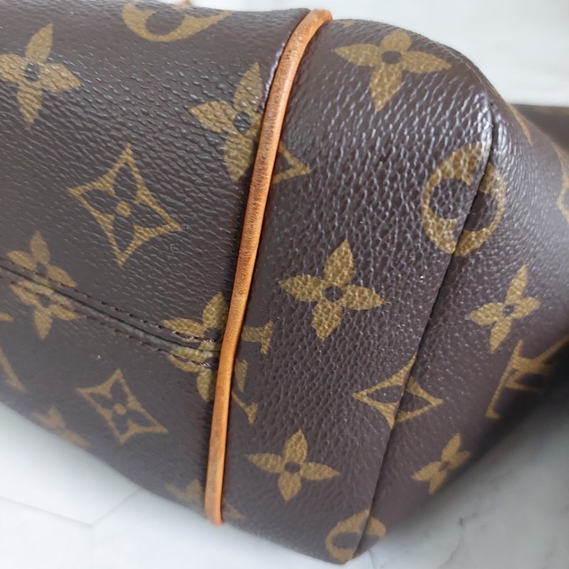 LV原花金釦TOTALLY   PM   M56688🎀出清特惠價🎀 ~雙口袋肩背包~二手品-81