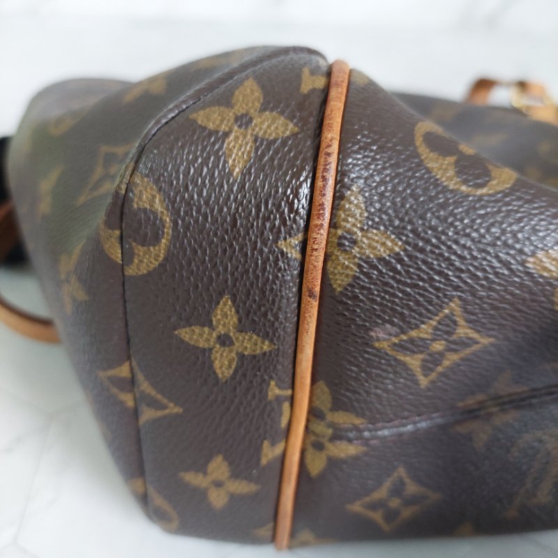 LV原花金釦TOTALLY   PM   M56688🎀出清特惠價🎀 ~雙口袋肩背包~二手品-82