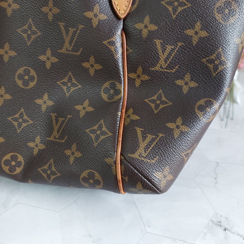 LV原花金釦TOTALLY   PM   M56688🎀出清特惠價🎀 ~雙口袋肩背包~二手品-84