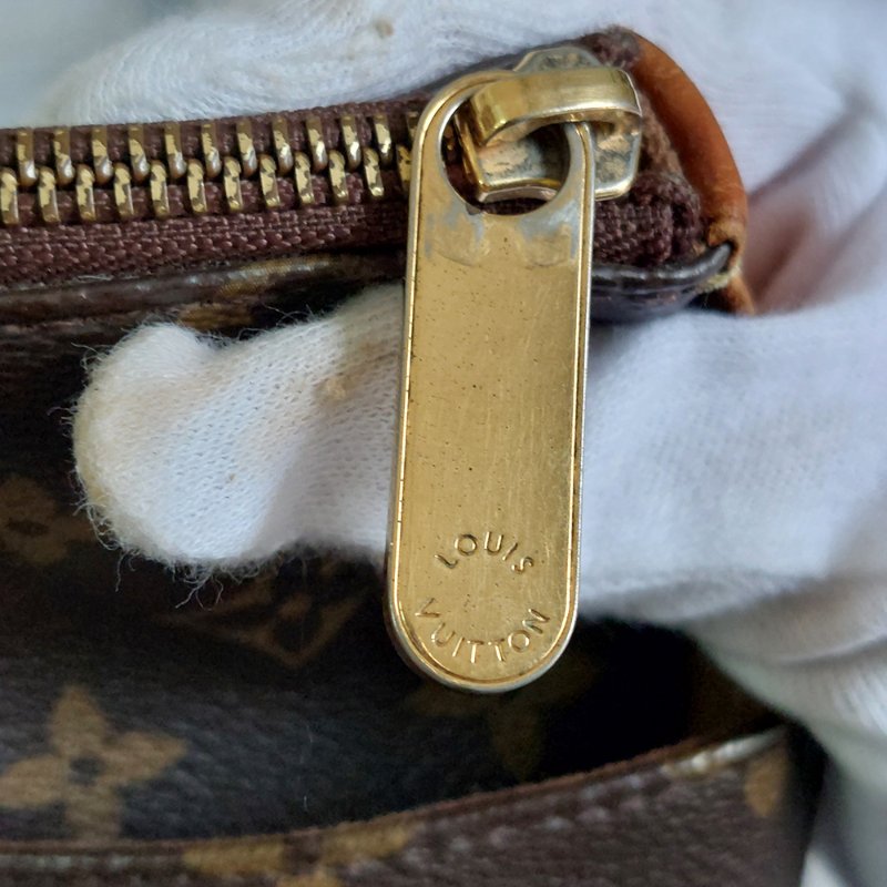 LV原花金釦TOTALLY   PM   M56688🎀出清特惠價🎀 ~雙口袋肩背包~二手品-93