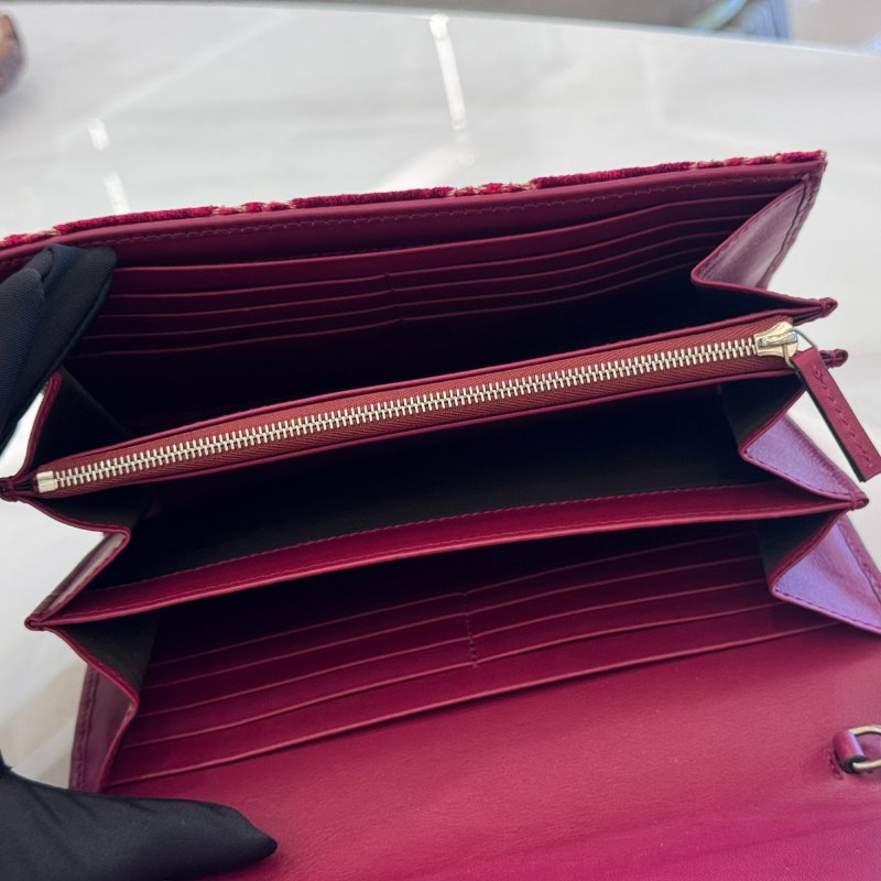 *SHIHNA名牌精品* Gucci 酒紅色絨面酒神鏈包-5