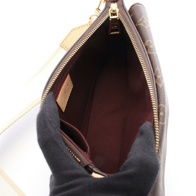 路易威登 Viva Cite Monogram 單肩包，塗層帆布和皮革，棕色，M46999-2