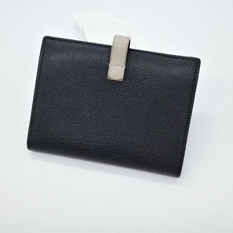 Celine 思琳 Strap Wallet 黑色 牛皮 中夾 長夾-1