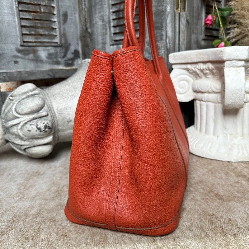 Hermes garden party花園36 橙色手提包-1