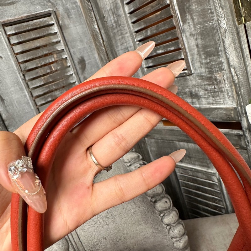 Hermes garden party花園36 橙色手提包-17