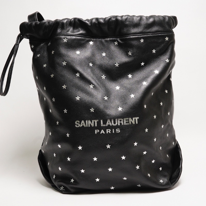 YSL 小羊皮星星水桶包（附小包）-0