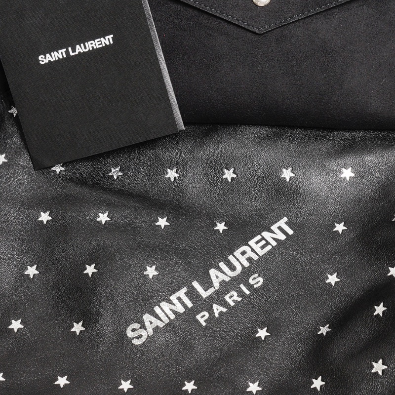 YSL 小羊皮星星水桶包（附小包）-6