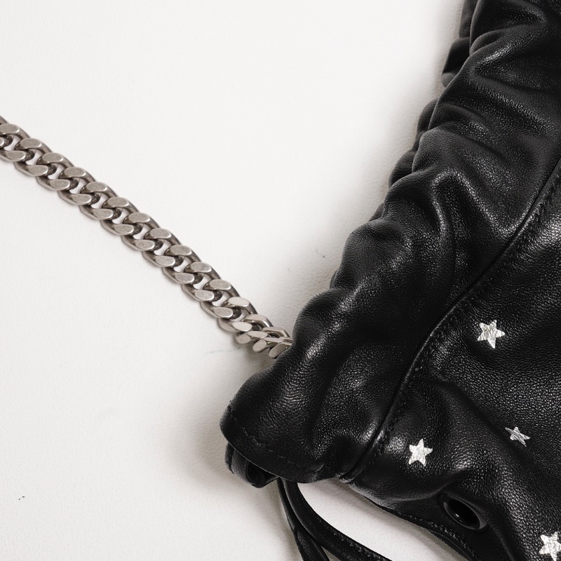 YSL 小羊皮星星水桶包（附小包）-8