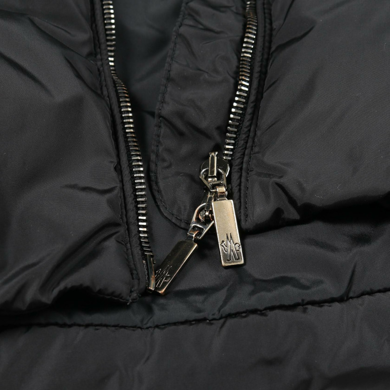 MONCLER NIM 羽絨外套 #0 外套 短版連帽衫 尼龍 黑色 二手 女款-4