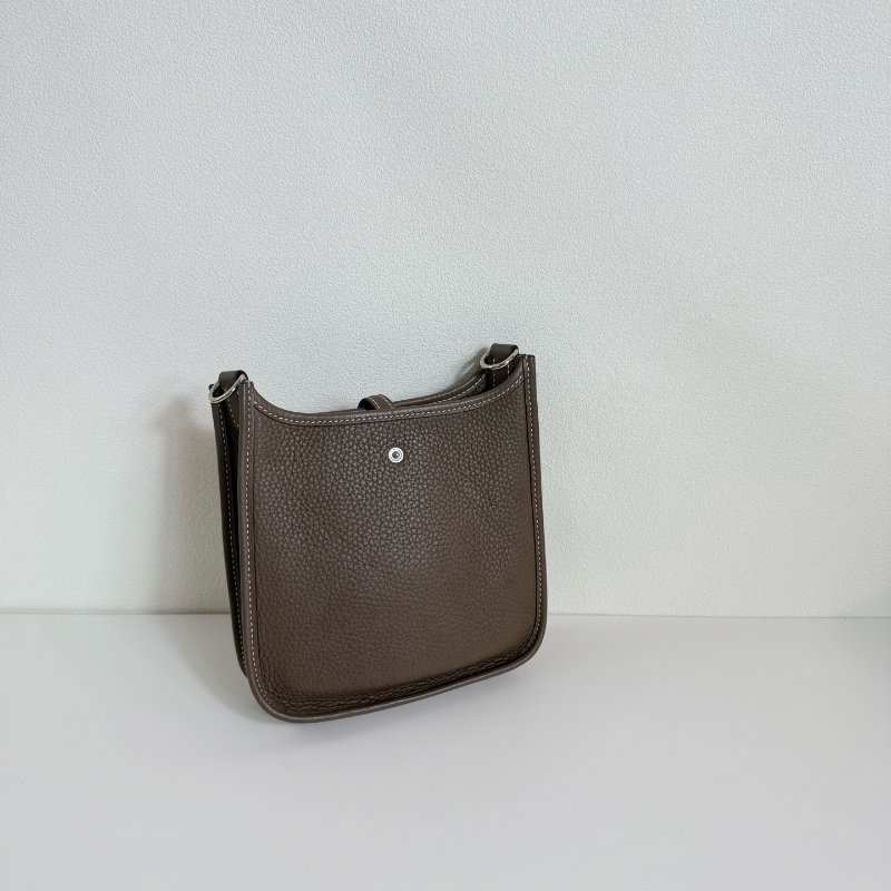 Hermes 愛馬仕伊芙琳 Evelyne mini大象灰 銀扣-3