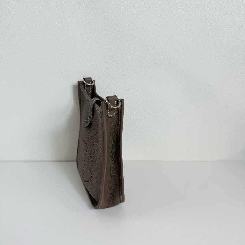 Hermes 愛馬仕伊芙琳 Evelyne mini大象灰 銀扣-4