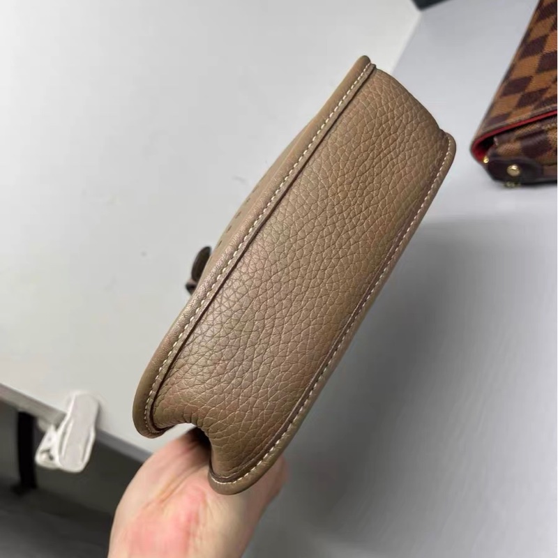 Hermes 愛馬仕伊芙琳 Evelyne mini大象灰 銀扣-7